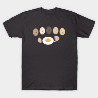 Egg bleed the same color T-Shirt